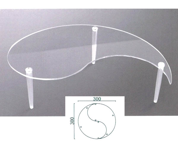 TF-004 太極型有機(jī)玻璃展臺(tái)